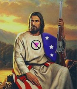 Noted Republican Jesus H. Christ supports 'Guns for Kids.'