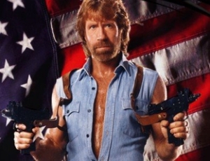 Chuck Norris - the last man standing for American values.